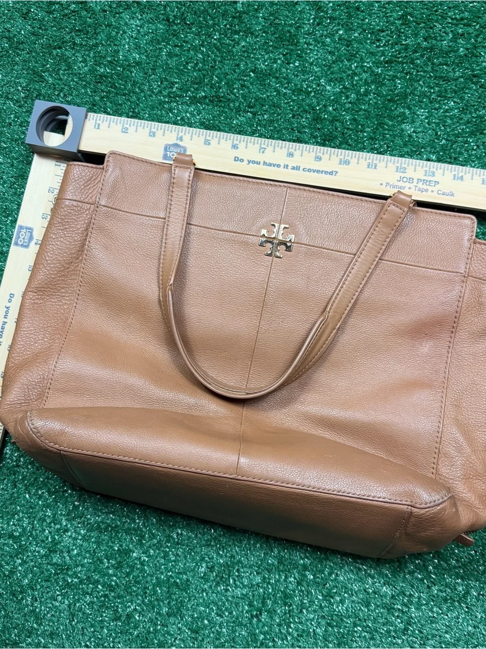 Tory Burch Tan Leather Double-Handle Tote